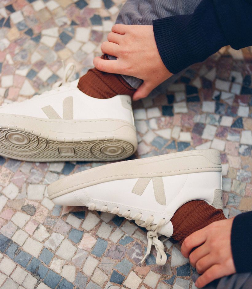 Baskets | blanc et gris "urca cwl white natural" - Veja