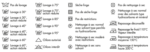 pictogrammes entretien ve%CC%82tements dmd france
