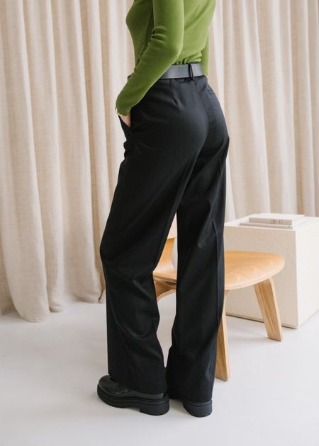 Pantalon ample en tencel | noir "leandraa - black" - Armedangels