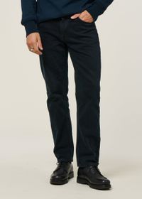 Jean droit en coton bio | noir "gritty jackson black forest"