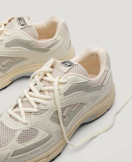 Baskets vegan | blanc "wairoa gesso" - Flamingos Life