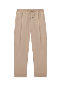 Pantalon droit en coton bio | taupe "smart pants cotton"