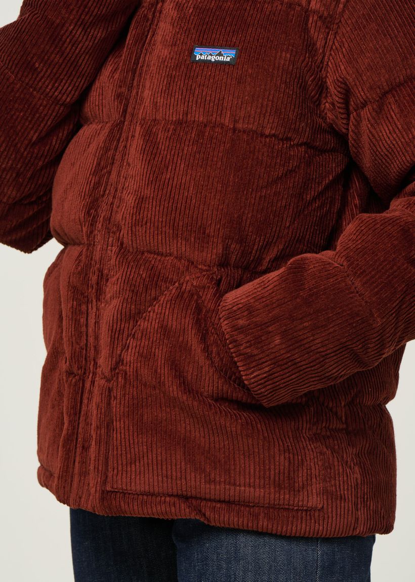 Doudoune velours en matière recyclée | marron "w's cord fjord jkt - dvl" - Patagonia