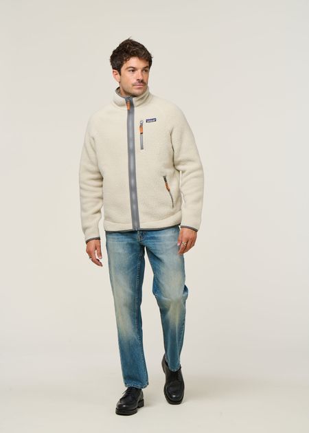 Veste polaire en matière recyclée | écru "retro pile jkt - plcn" - Patagonia