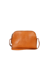 Sac à main bandoulière en cuir certifié | marron "emily leather strap cognac stromboli"