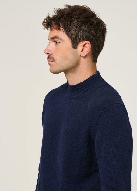 Pull en cachemire recyclé | bleu "clemente - blu mora" - Rifò