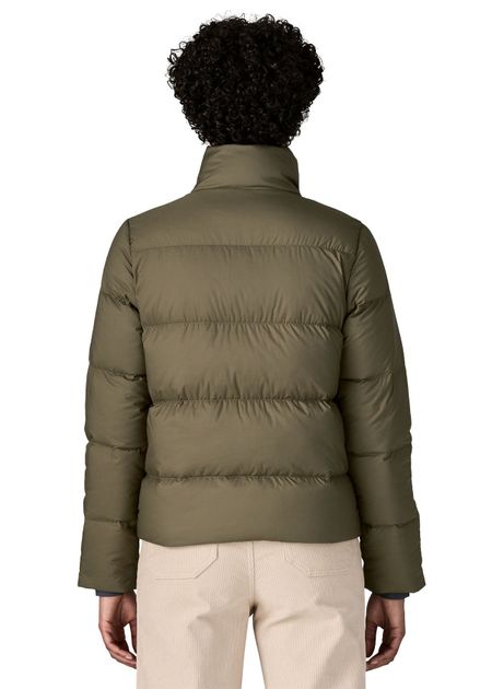 Doudoune en matière recyclée | vert "w's silent down jkt - bsng" - Patagonia