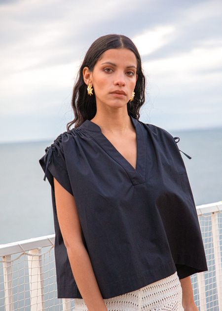 Blouse marie noire - Bonjour Demain