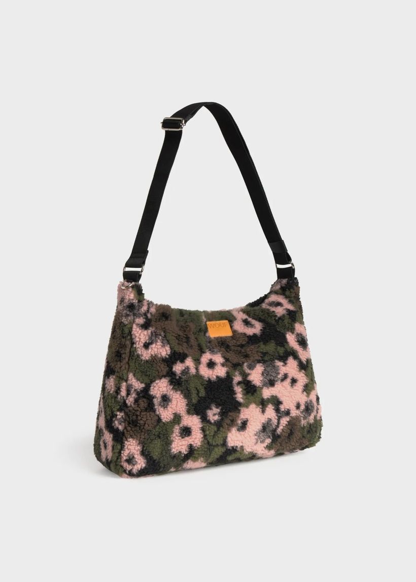 Sac épaule en matières recyclées | multicolor "margot hobo bag - margot" - Wouf