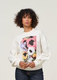 Sweat en coton bio | écru "hagen"