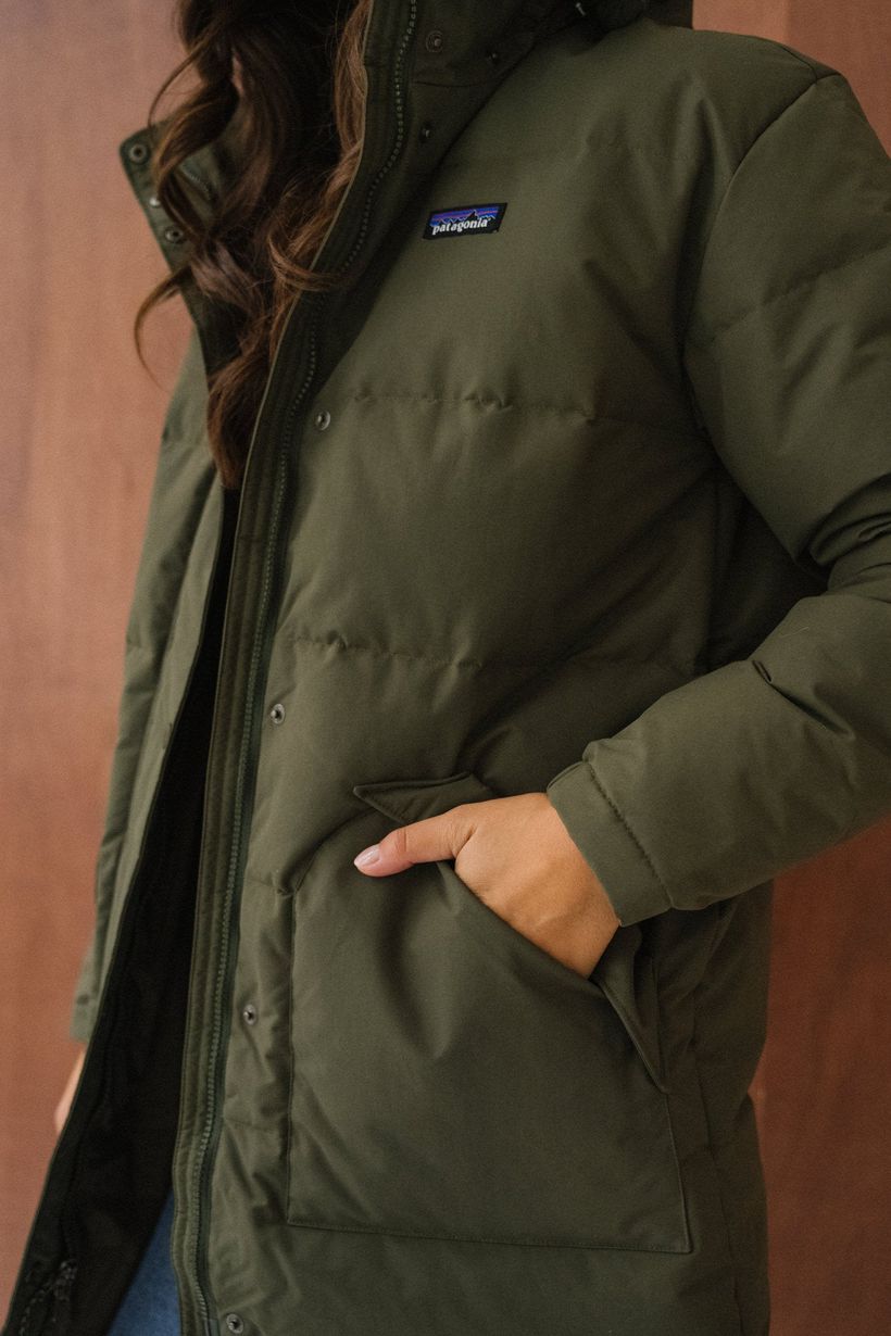 Parka en matières recyclées | kaki "downdrift parka - bsng" - Patagonia