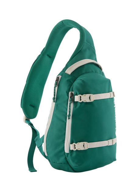 Sac bandoulière en matière recyclée | vert "atom sling 8l - fdmg" - Patagonia