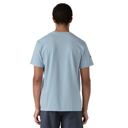 T-shirt en matières recyclées | bleu "fitz roy icon responsibili-tee - fleck blue" - Patagonia