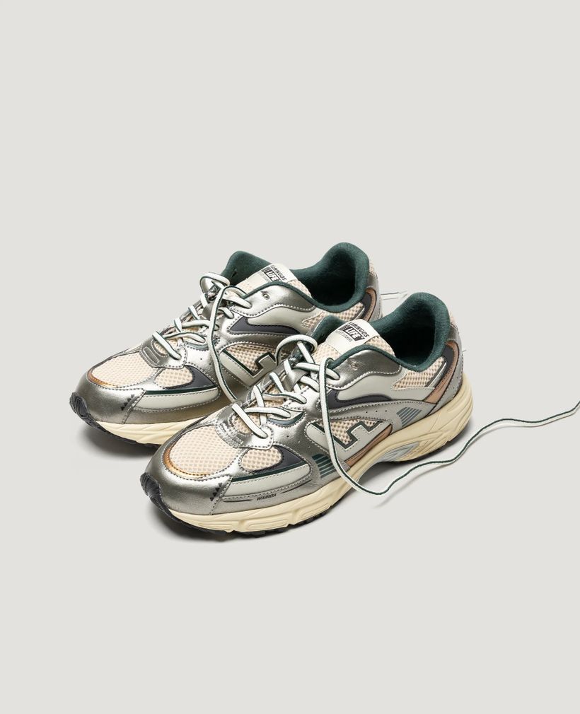 Baskets vegan | gris/vert "wairoa lead forest" - Flamingos Life