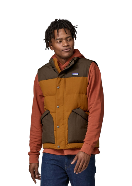 Doudoune sans manches en matière recyclée | marron "m's downdrift vest shelter brown" - Patagonia