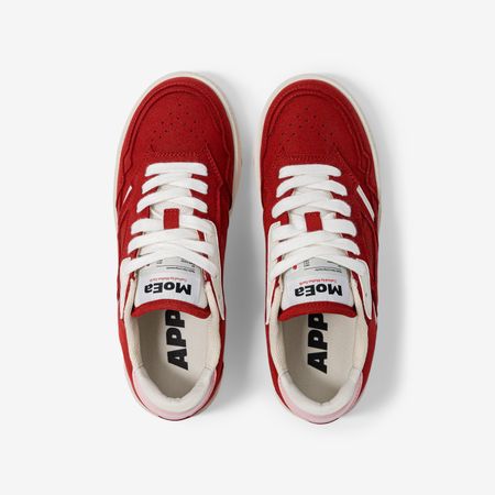 Baskets vegan | gen9 - apple red & pink suede - Moea