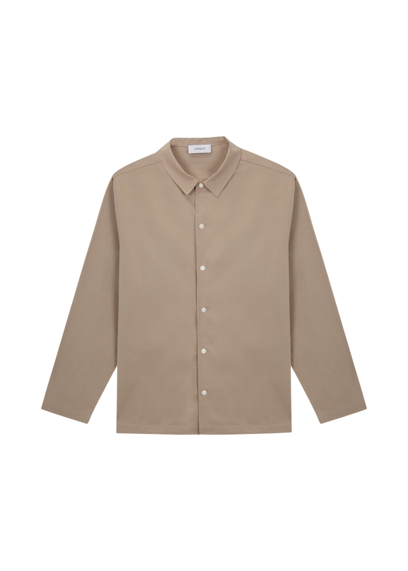 Veste en coton biologique | beige "smart jacket cotton b - taupe" - Unfeigned