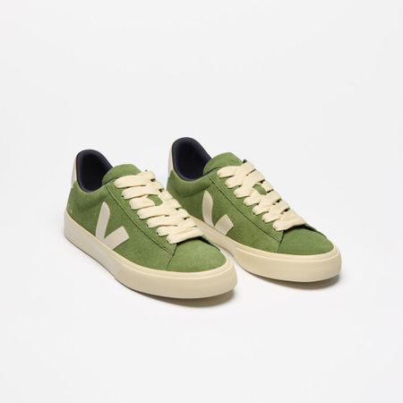 Baskets en suède | vert "campo bold kiwi pierre" - Veja