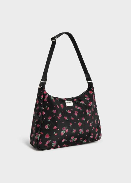 Sac épaule en matières recyclées | multicolor "bloom hobo bag - bloom" - Wouf