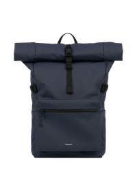 Sac à dos 34l en matière recyclée | bleu foncé "stream rolltop backpack l - navy"