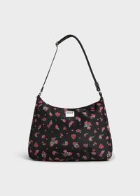 Sac épaule en matières recyclées | multicolor "bloom hobo bag - bloom"