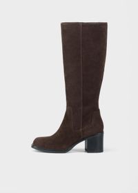 Bottes hautes en cuir certifié | marrob "meryl java"