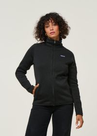 Veste polaire en matière recyclée | noir "w's better sweater jkt - blk"