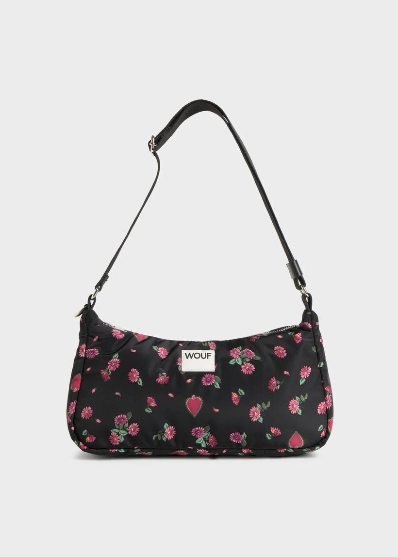 Sac en matières recyclées | multicolor "bloom shoulder bag - bloom" - Wouf