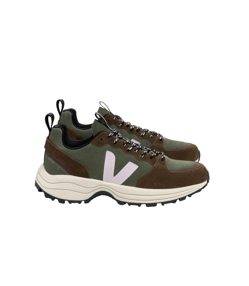 Baskets en cuir certifié | venturi vc suede mud parme multico - Veja