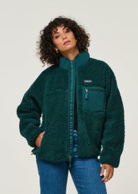 Veste polaire en matière recyclée | turquoise "w's classic retro-x jkt - casg"
