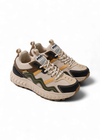 Baskets vegan | multicolore "gen7 - cactus x pineapple - green yellow"