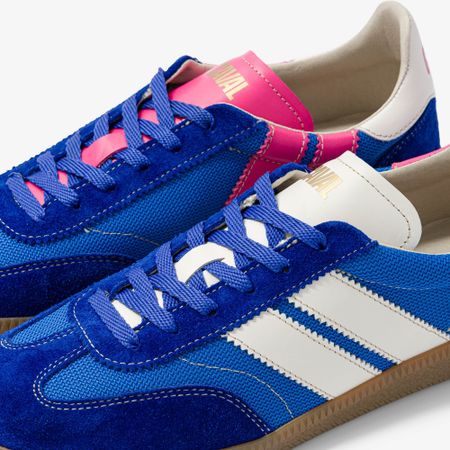 Baskets en cuir certifié | bleu "flash kiss" - Caval