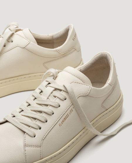 Baskets vegan | blanc "hampton court triple cream - triple cream" - Flamingos Life