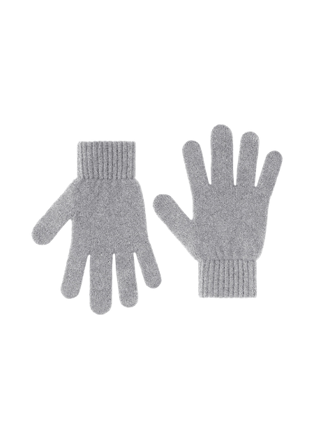 Gants en laine mérinos recyclée | gris "merino wool gloves - heather grey" - Colorful Standard