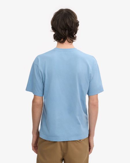 T-shirt oversize en coton bio | bleu "seaside blue" - Colorful Standard