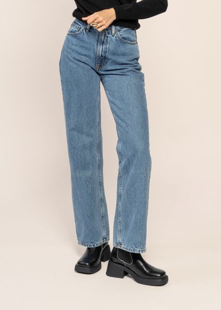 Le jean droit large