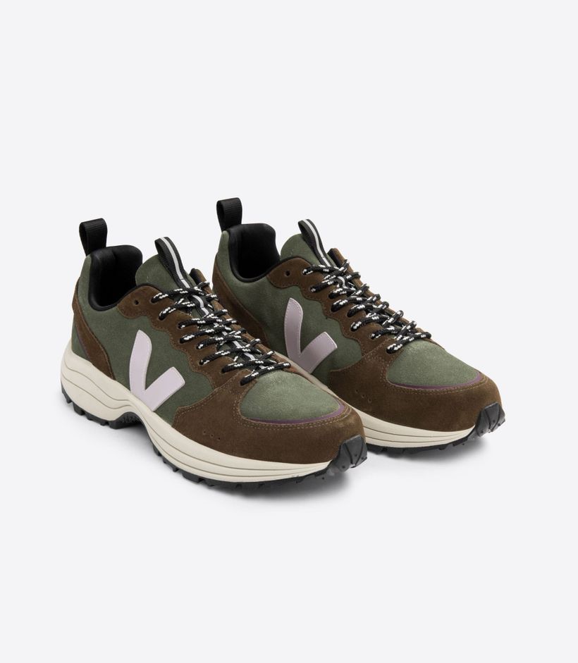 Baskets en cuir certifié | venturi vc suede mud parme multico - Veja