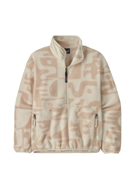 Polaire en matière recyclée | écru "synch marsupial - mtdy"