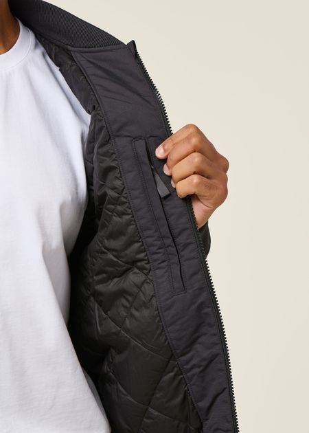 Blouson en matière recyclée | noir "isthmus deck jkt - inbk" - Patagonia