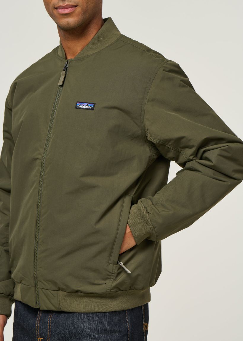 Blouson en matière recyclée | vert "isthmus deck jkt - bsng" - Patagonia