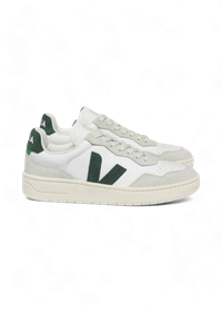 Baskets en suède et cuir certifié | blanc et vert "v-90 o.t. leath ex white cyprus"