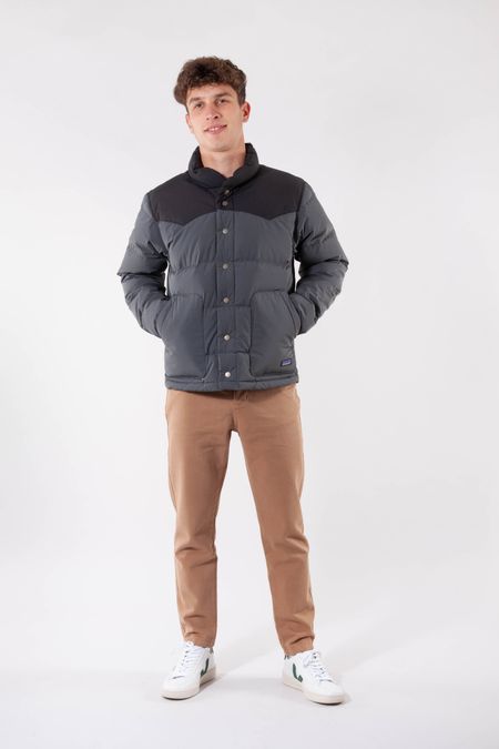 Doudoune gris foncé recyclé - bivy down