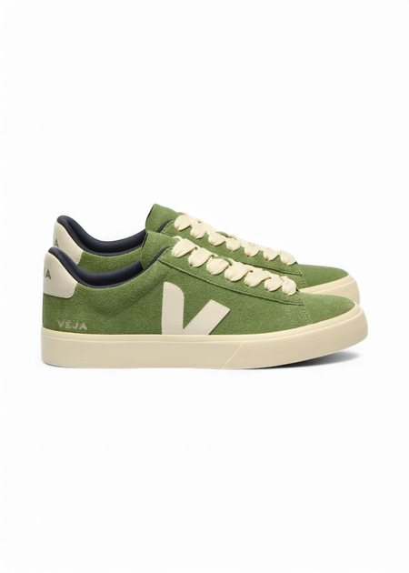 Baskets en suède | vert "campo bold kiwi pierre" - Veja