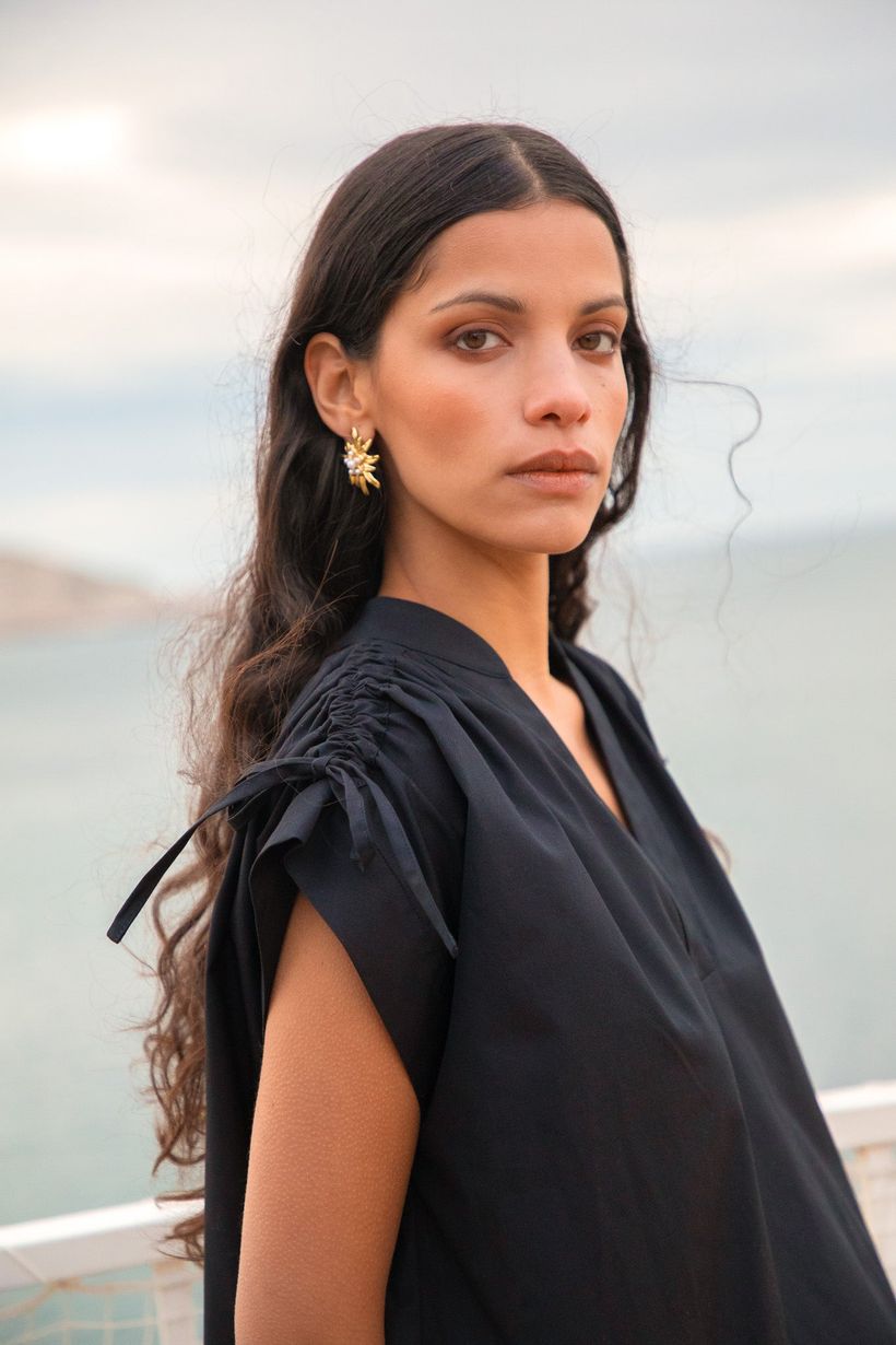 Blouse marie noire - Bonjour Demain