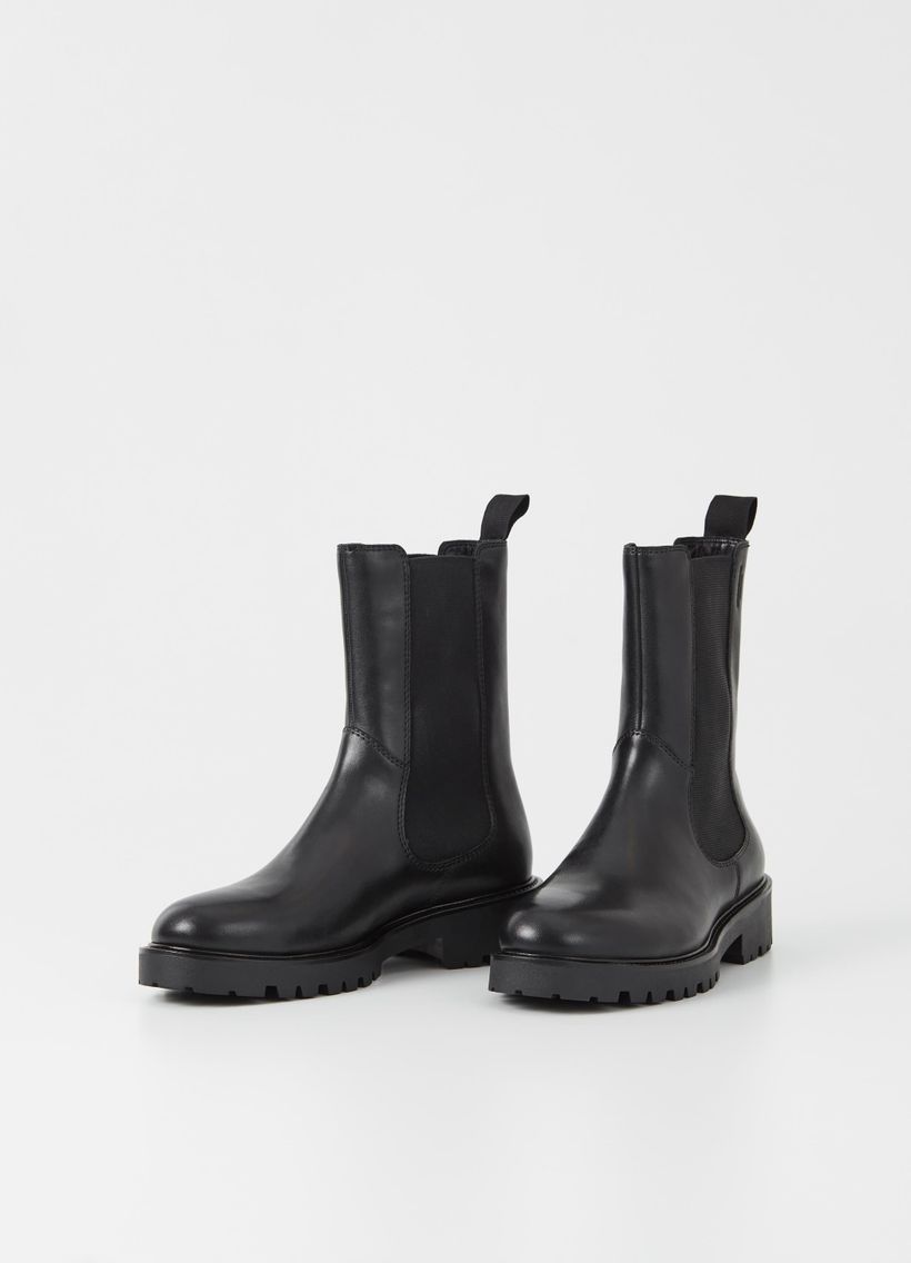 Bottines chelsea en cuir certifié | noir "kenova black" - Vagabond