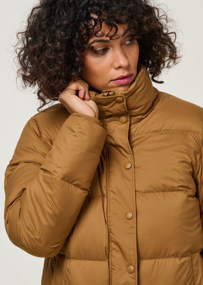 Doudoune en matière recyclée | marron "silent down jkt - drbn" - Patagonia